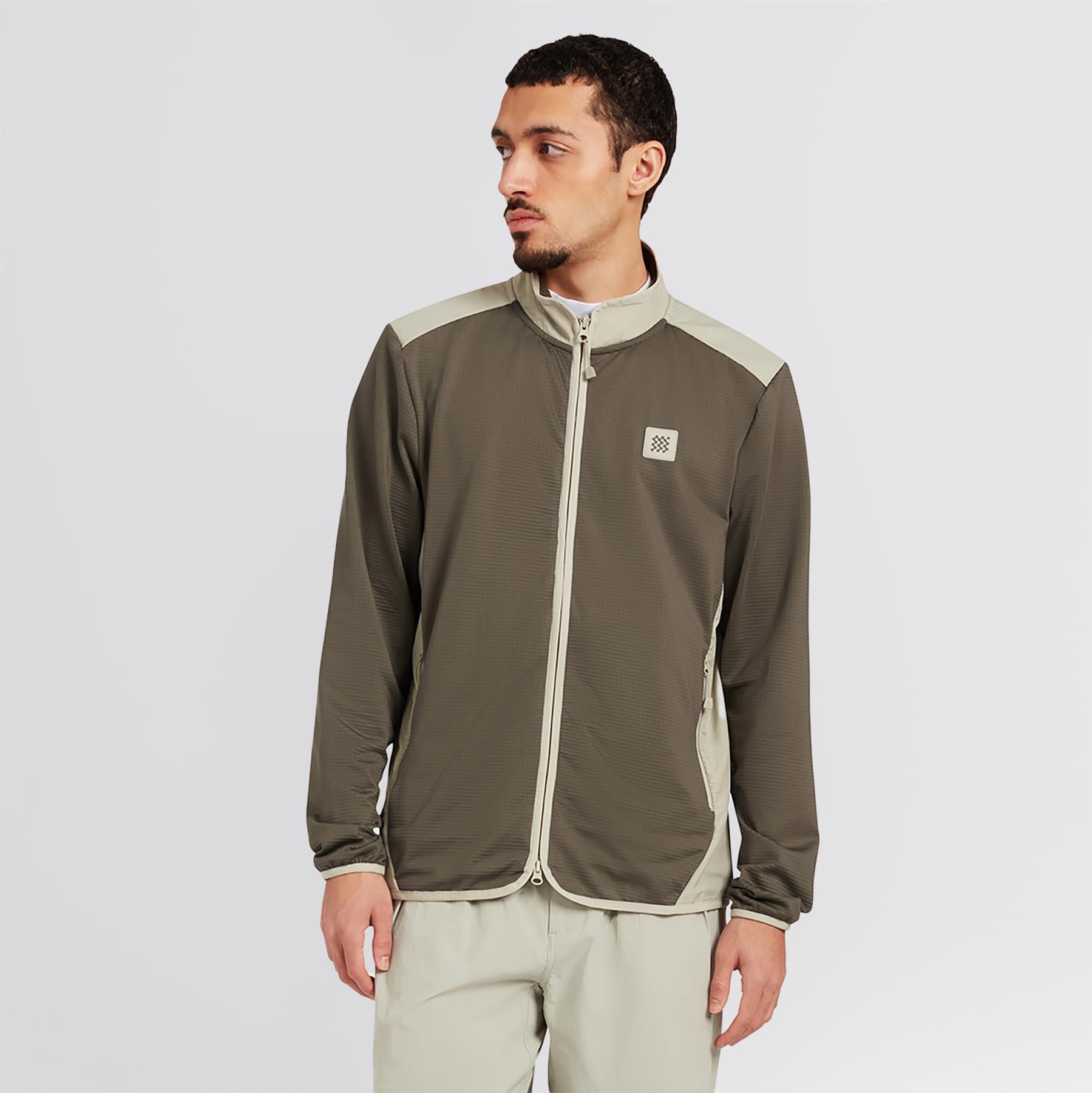 Hybrid Fleece Mid Layer Olive