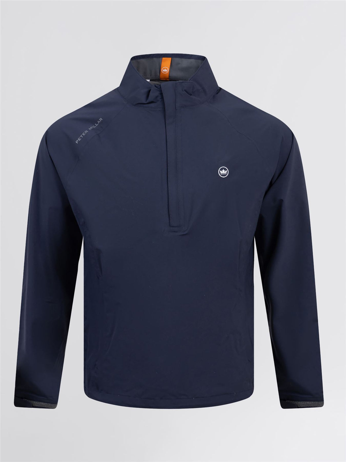 Shield Half Zip Rain Shell Classic Fit wasserdichte Jacke Navy – SS24