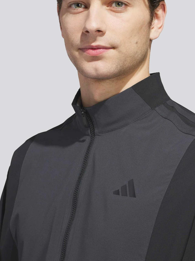 Beyond The Course Twistweave Full Zip Windbreaker Black/Carbon