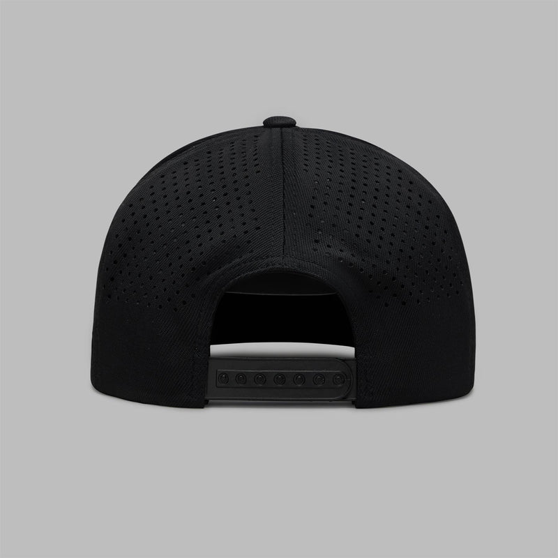 Skull & Tees Perforated Delta 110 Snapback Onyx