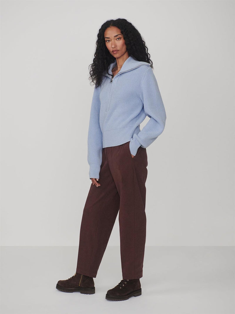 Maura Half Zip Knit Kentucky Blue