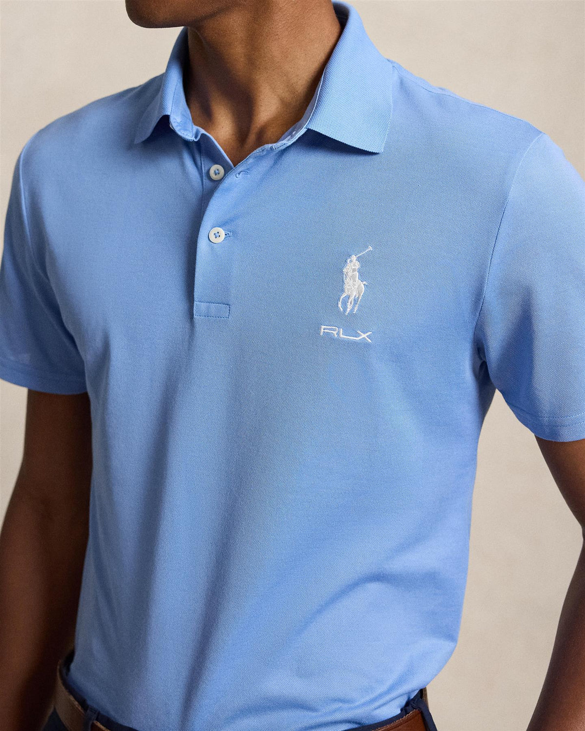 Tailored Fit Performance Polo Shirt Bristol Blue