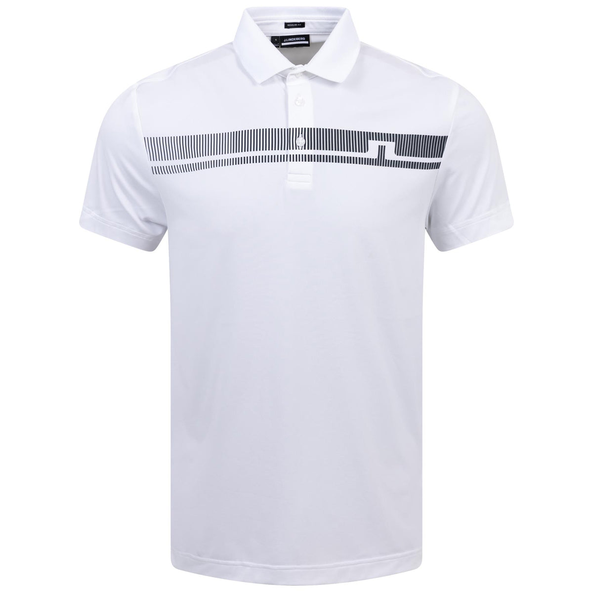 J.Lindeberg Klas Regular TX Jersey Polo White | TRENDYGOLF – TRENDYGOLF UK