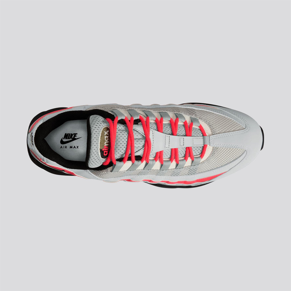 Nike Air Max '95 Spikeless Golf Shoes - heel view showing golf-specific foam collar