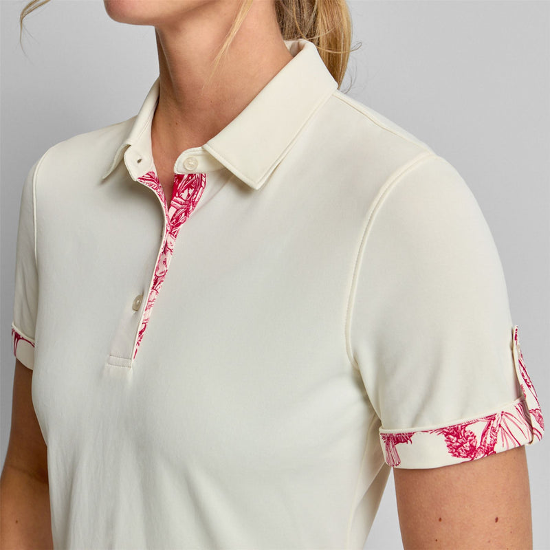 Roll Sleeve Polo Cream