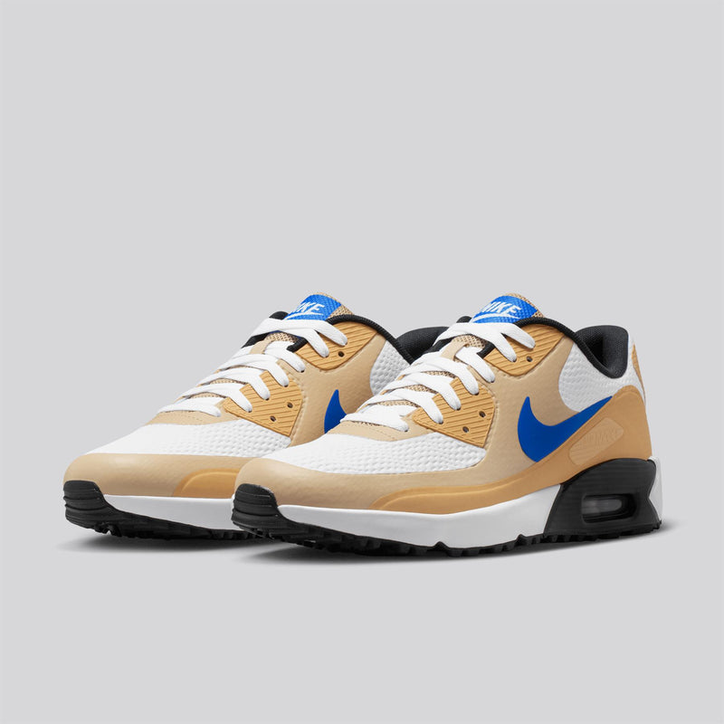 Air Max '90 Spikeless Golf Shoes White/Game Royal/Linen