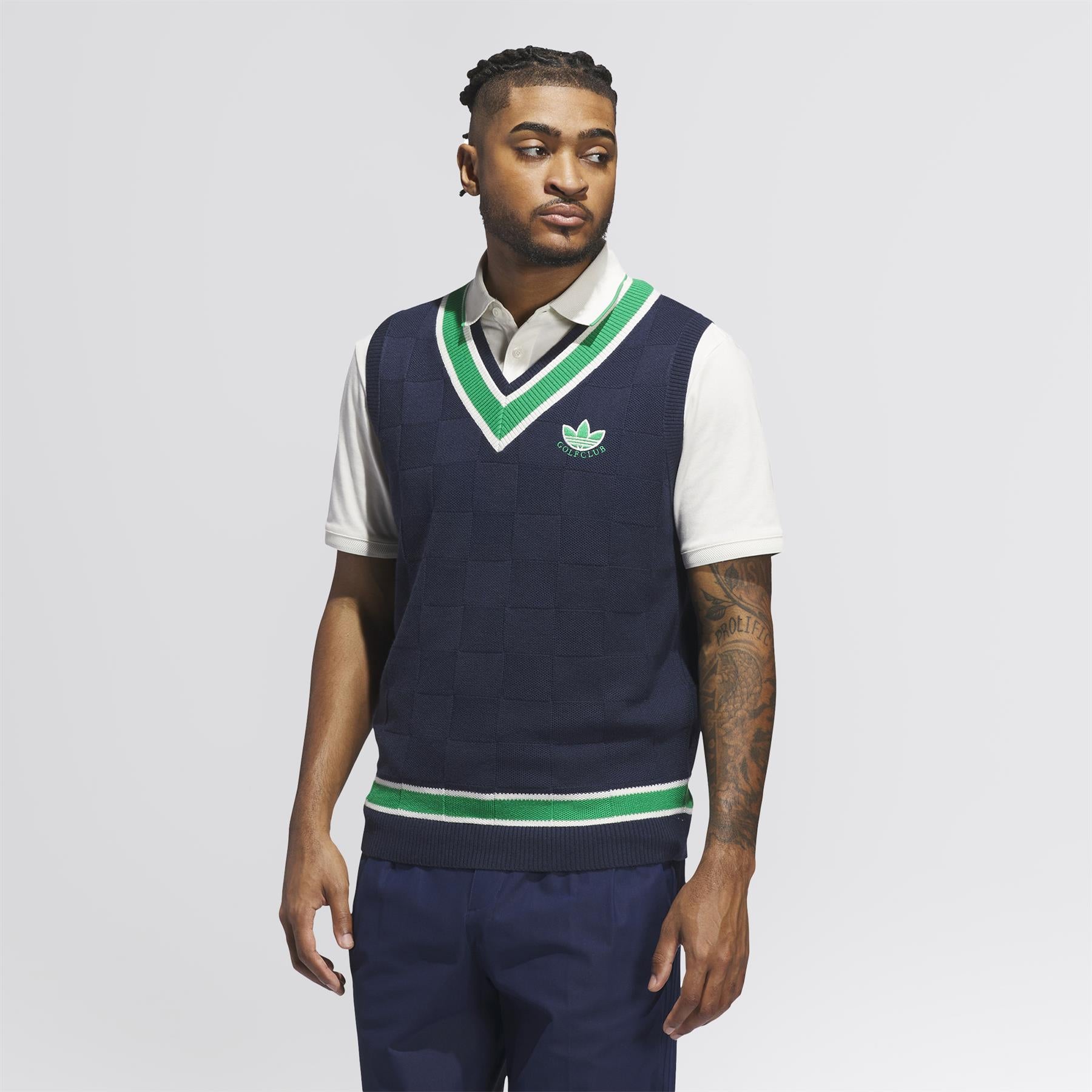 Knitted Vest Night Indigo