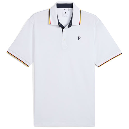 x PTC Tipped Polo Whiite Glow - SS25