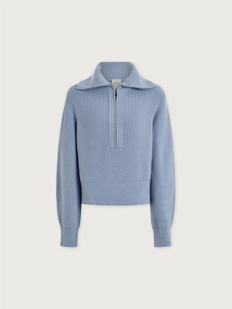 Maura Half Zip Knit Kentucky Blue