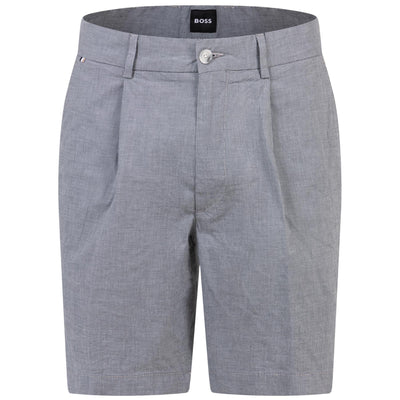 Kane-PL Regular Fit Cotton Shorts Dark Blue - SU24