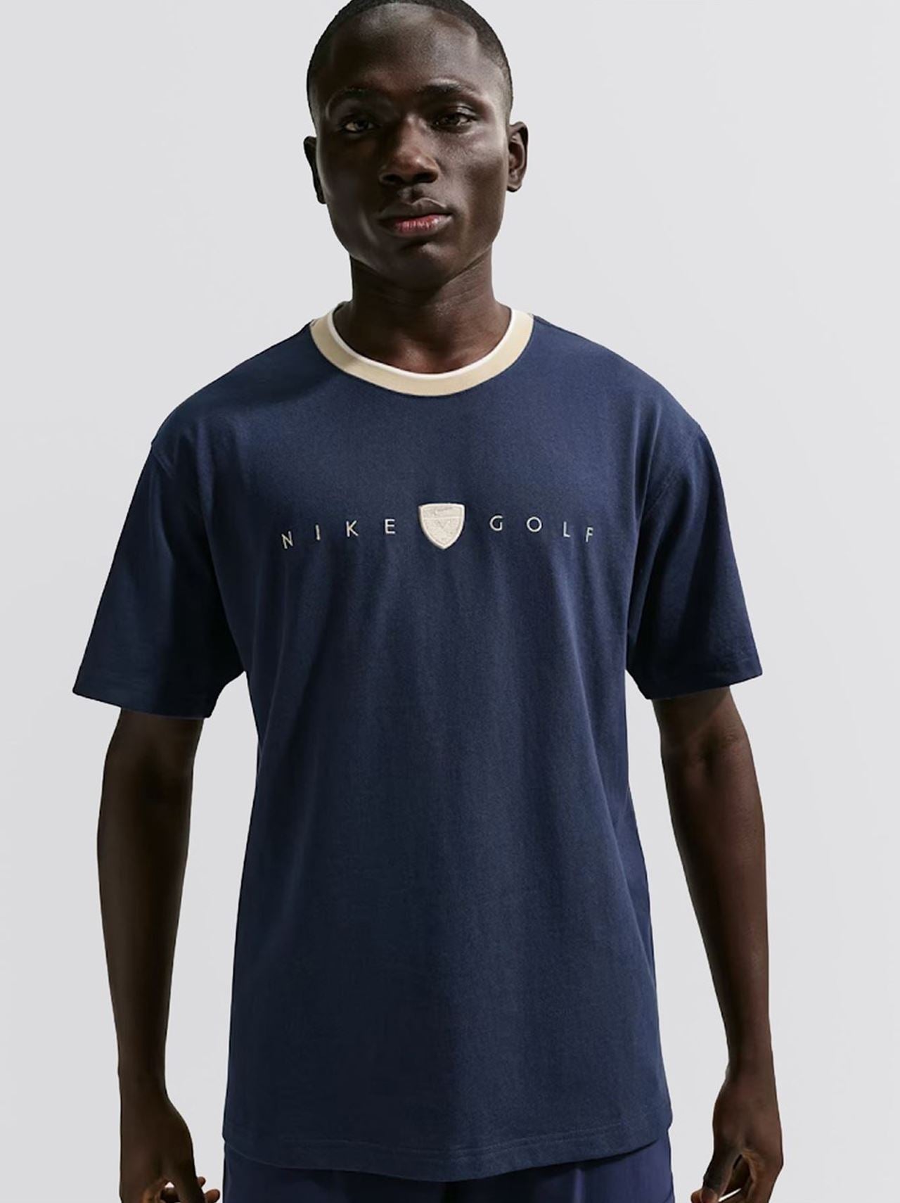 Retro Golf T-Shirt College Navy