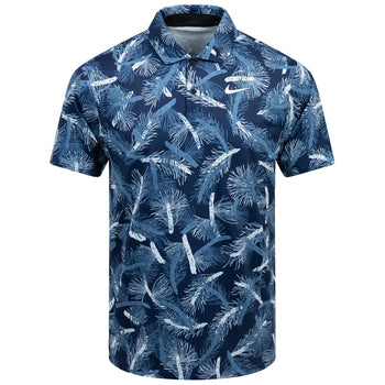 Dri-FIT Tour Pine Print Polo Aegean Storm/White