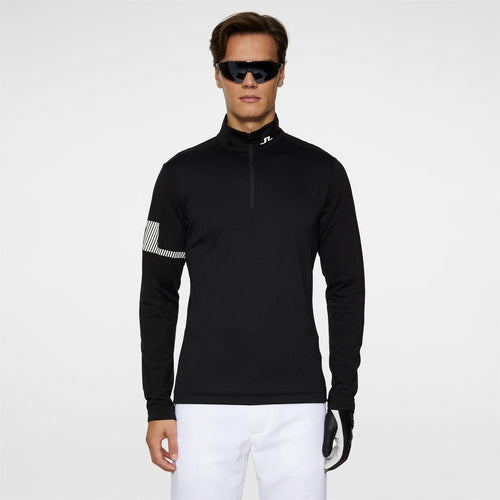Heath Strike Quarter Zip Mid Layer Black