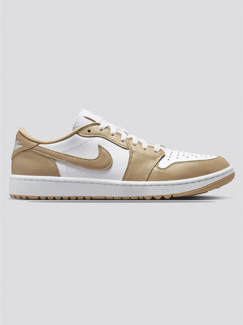 Jordan Golf Air Jordan 1 Low Golf Shoes White/Linen/White