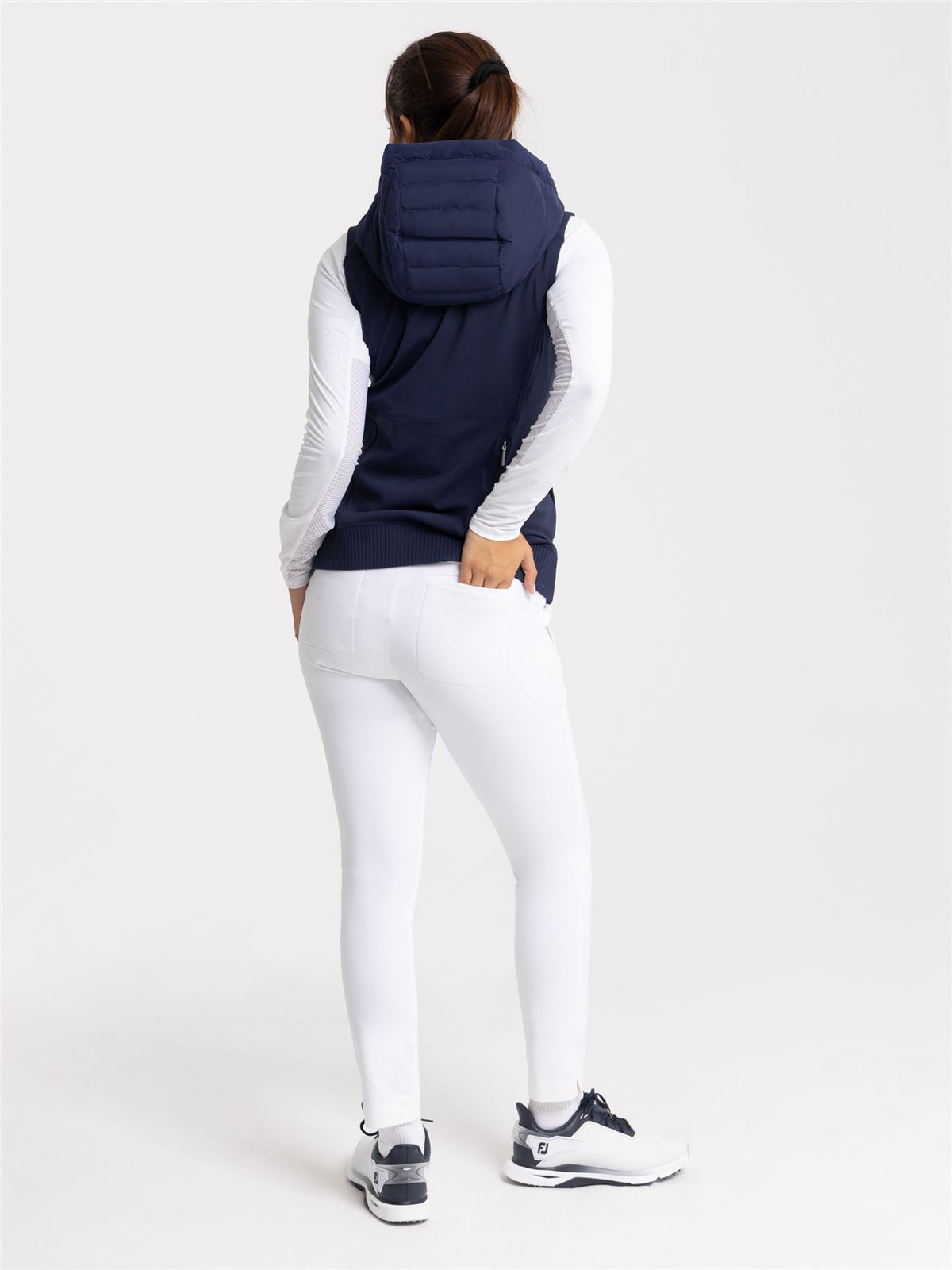 Collagen 7/8 Treggings White
