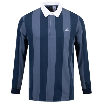 Go-To Long Sleeve Stripe Polo Preloved Ink - SS24