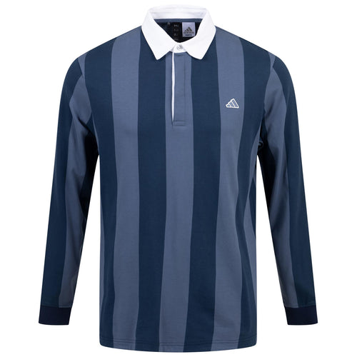 Go-To Long Sleeve Stripe Polo Preloved Ink - SS24