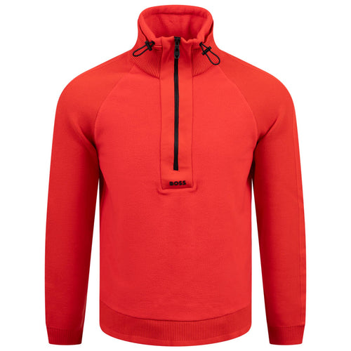 Zartic Half Zip Lightweight Jacket Open Red - W24