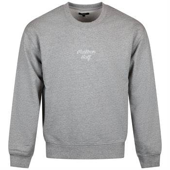 Malbon Golf Evergreen GC Crewneck Sweatshirt Heather