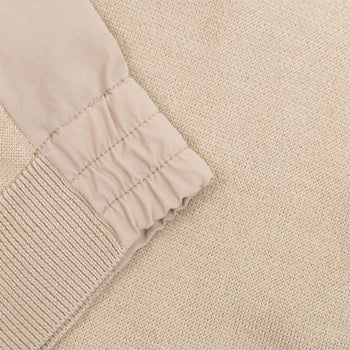 Bart Quarter Zip Sweater Light Beige