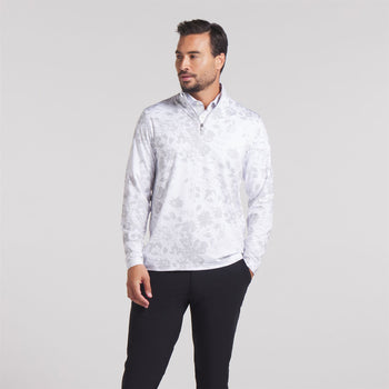 Pure 2.0 Rose Quarter Zip White Glow/Strong Grey