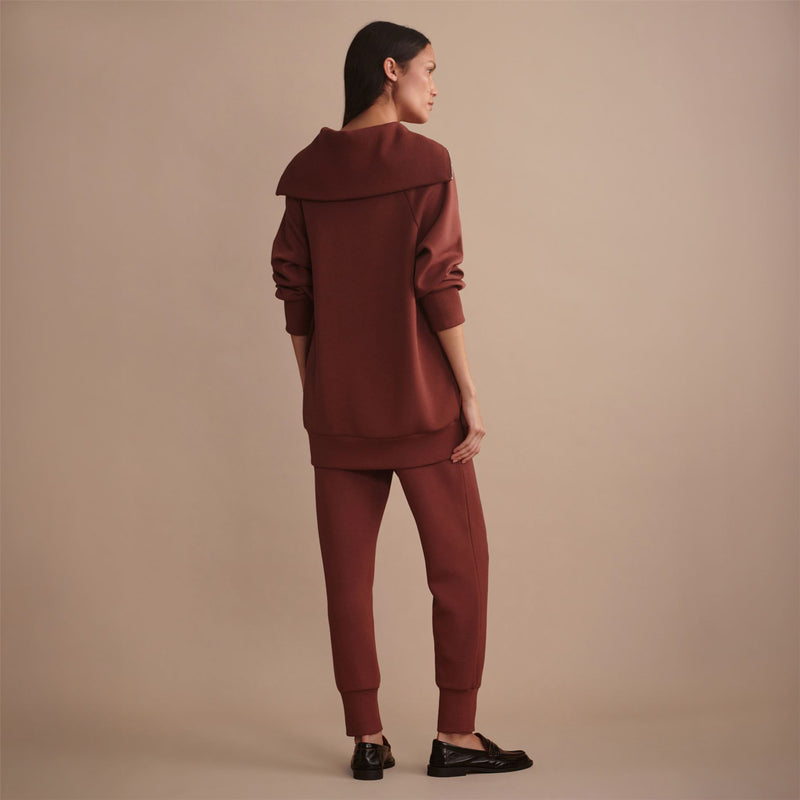 The Slim 27.5 Inch Cuff Pants Cinnamon