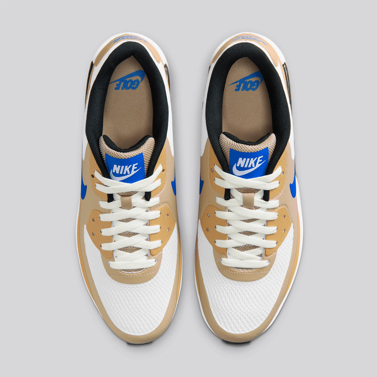 Air Max '90 Spikeless Golf Shoes White/Game Royal/Linen