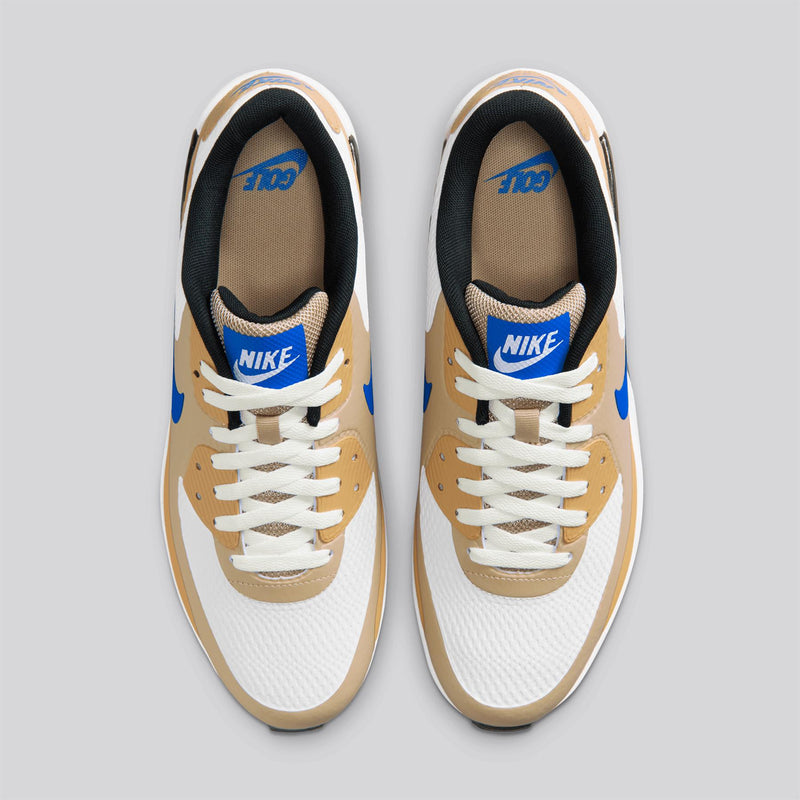 Air Max '90 Spikeless Golf Shoes White/Game Royal/Linen