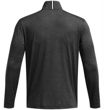 Playoff Novelty Printed Quarter Zip Mid Layer Black