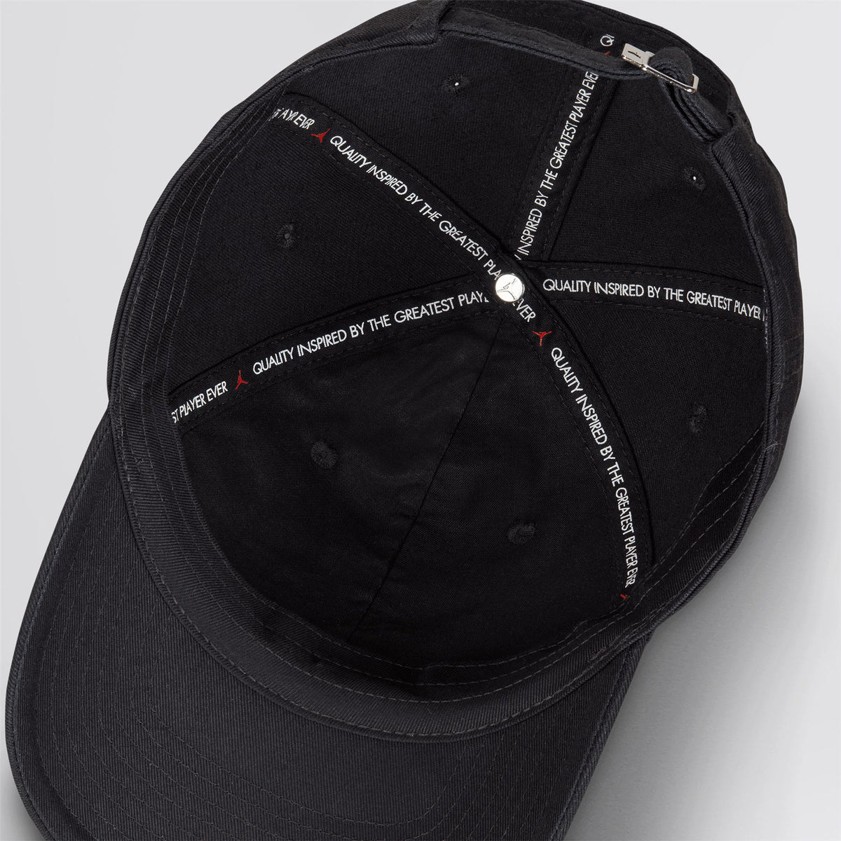 Jordan Club Unstructured Curved-Bill Hat Black/White