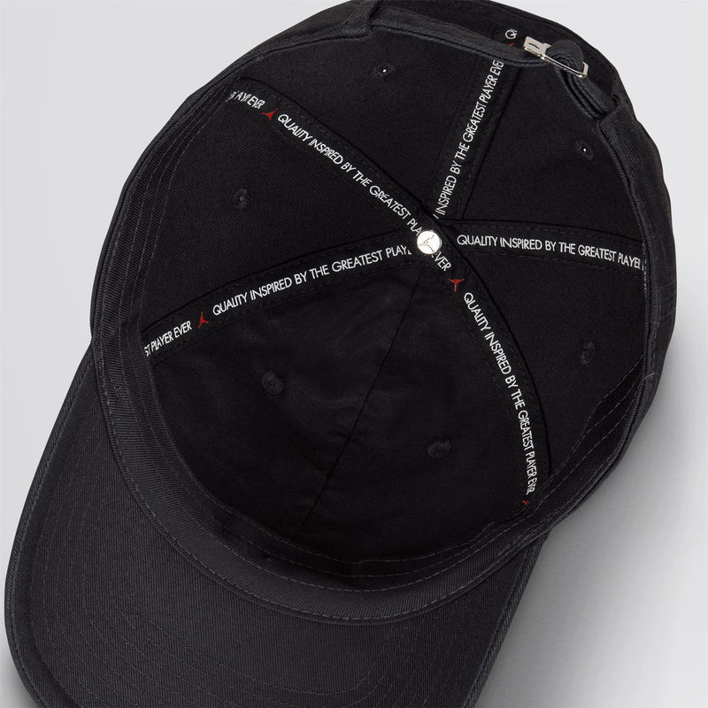 Jordan Club Unstructured Curved-Bill Hat Black/White