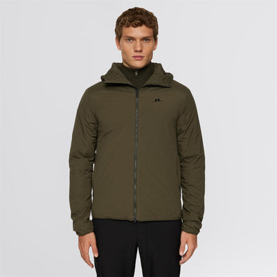 Clinton Hooded Jacket Forest Green
