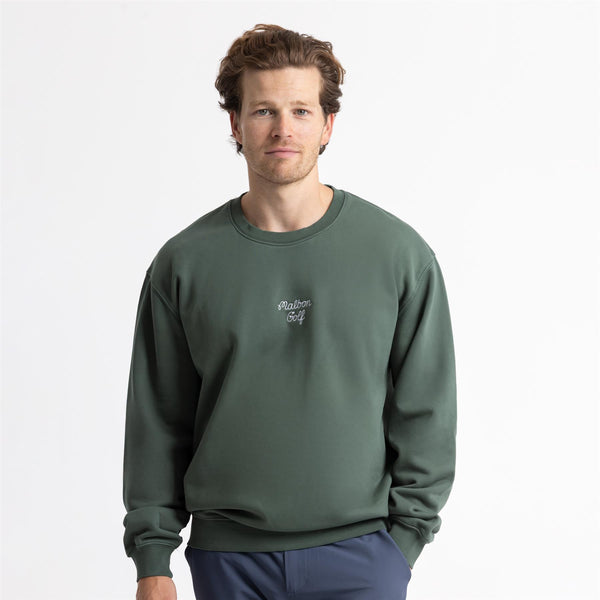 MALBON GOLF × WDS CREW NECK SWEATER Malbon Golf Mens Hillside Crewneck – Extra Butter