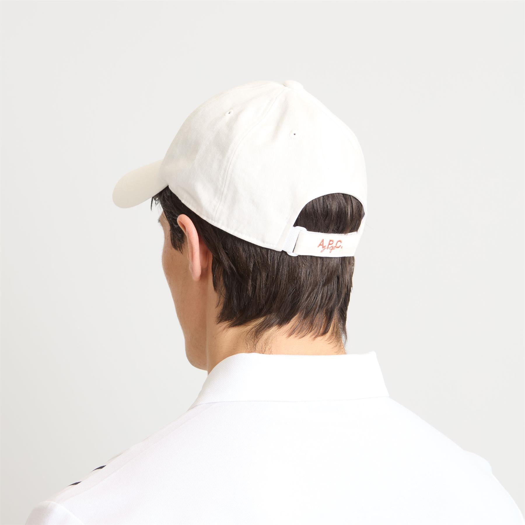 A.P.C. Golf Jean Ball Cap White | TRENDYGOLF UK