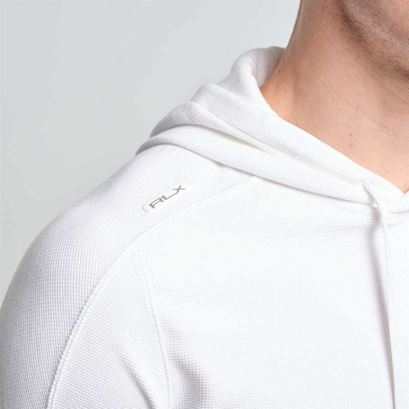 RLX Performance Tech Waffle Knit Hoodie Ceramic White