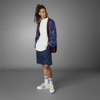 Rolling Links Skate Mock Neck Polo White