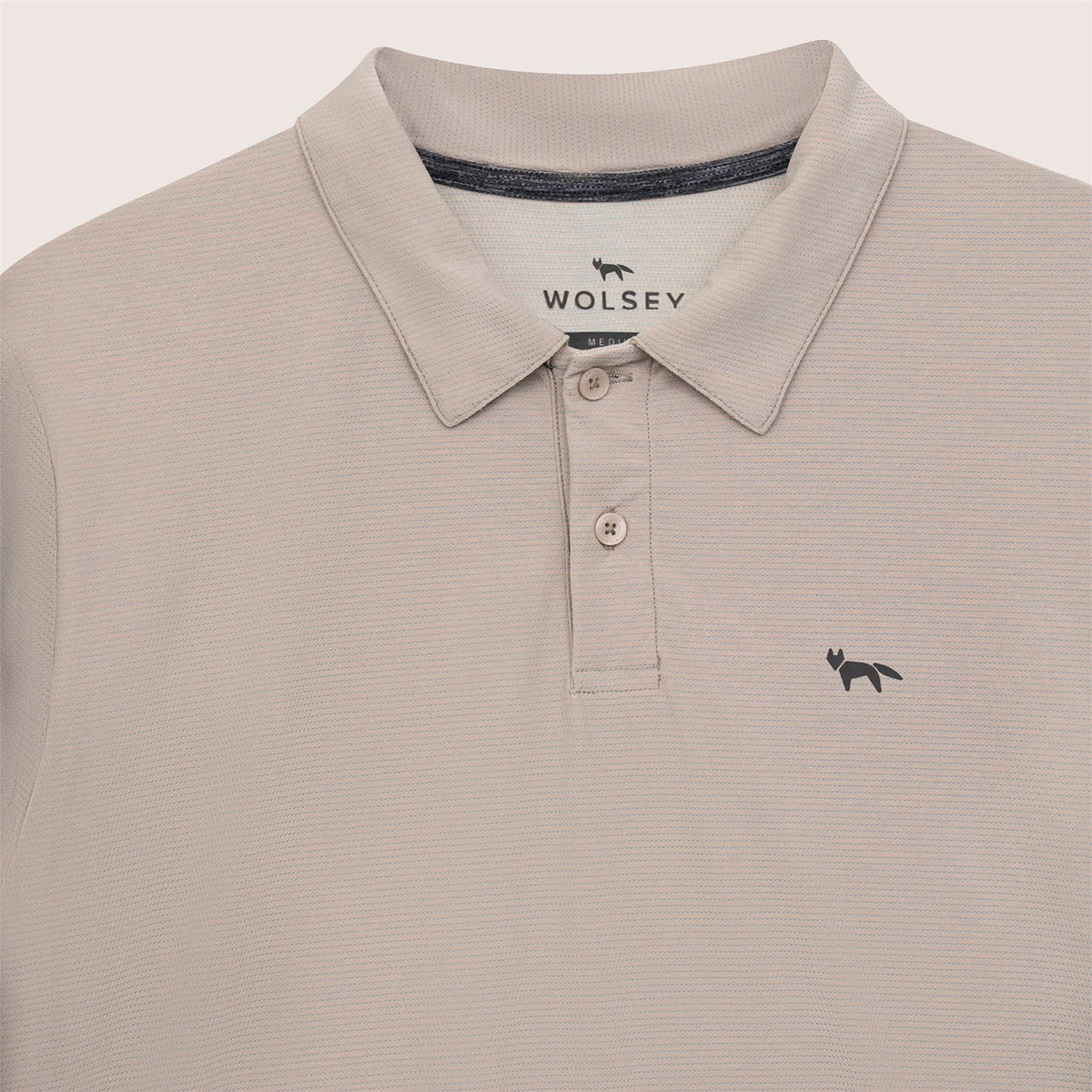 Mesh Polo Beige