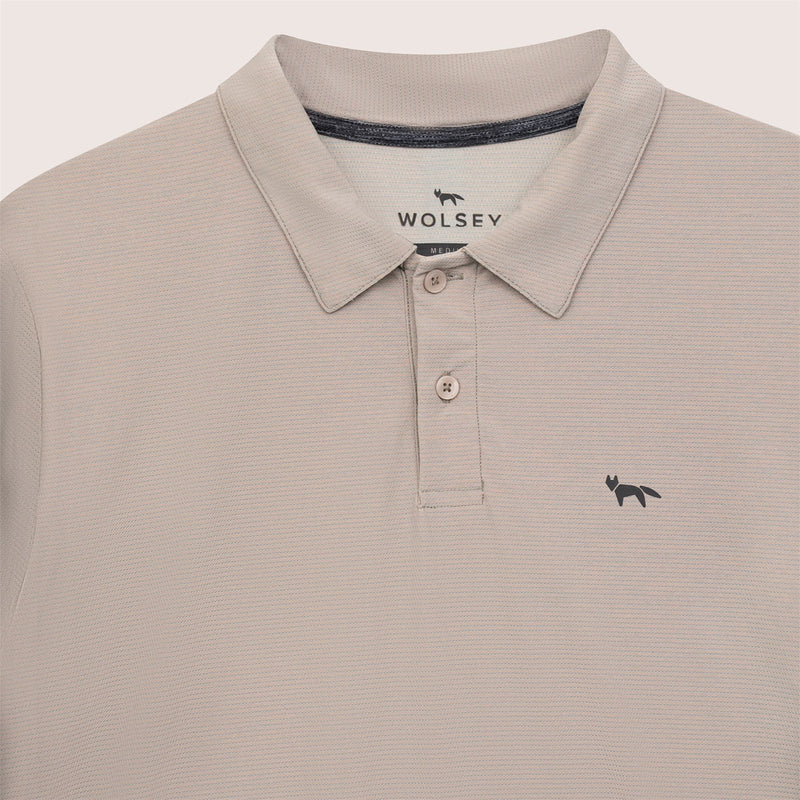 Mesh Polo Beige