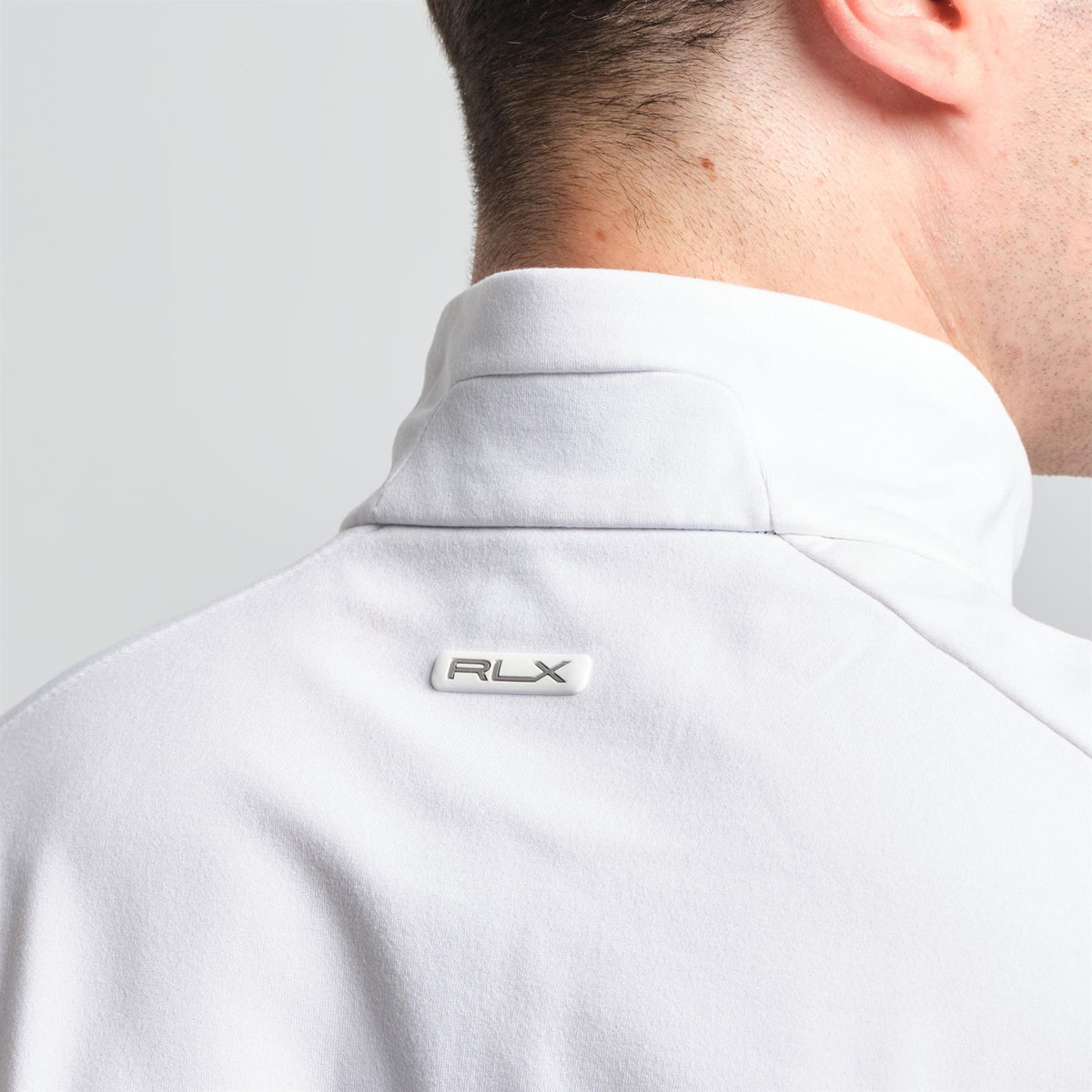 RLX Half Zip Stretch Jersey Pullover Ceramic White