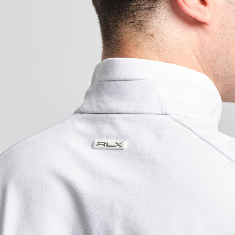 RLX Half Zip Stretch Jersey Pullover Ceramic White