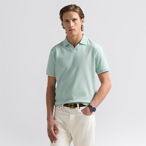 Polo Golf Johnny Collar Cotton Polo Celadon/White