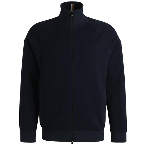 Domico Full Zip Cardigan Dark Blue - SS25