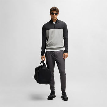 Hydro 1 Quarter Zip Mid Layer Light Grey