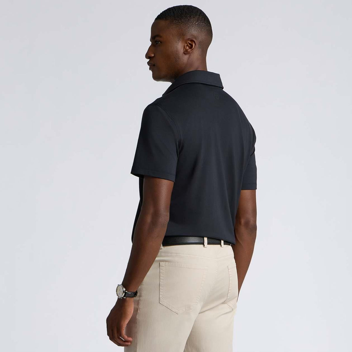 All Play Stretch Knit Polo Onyx