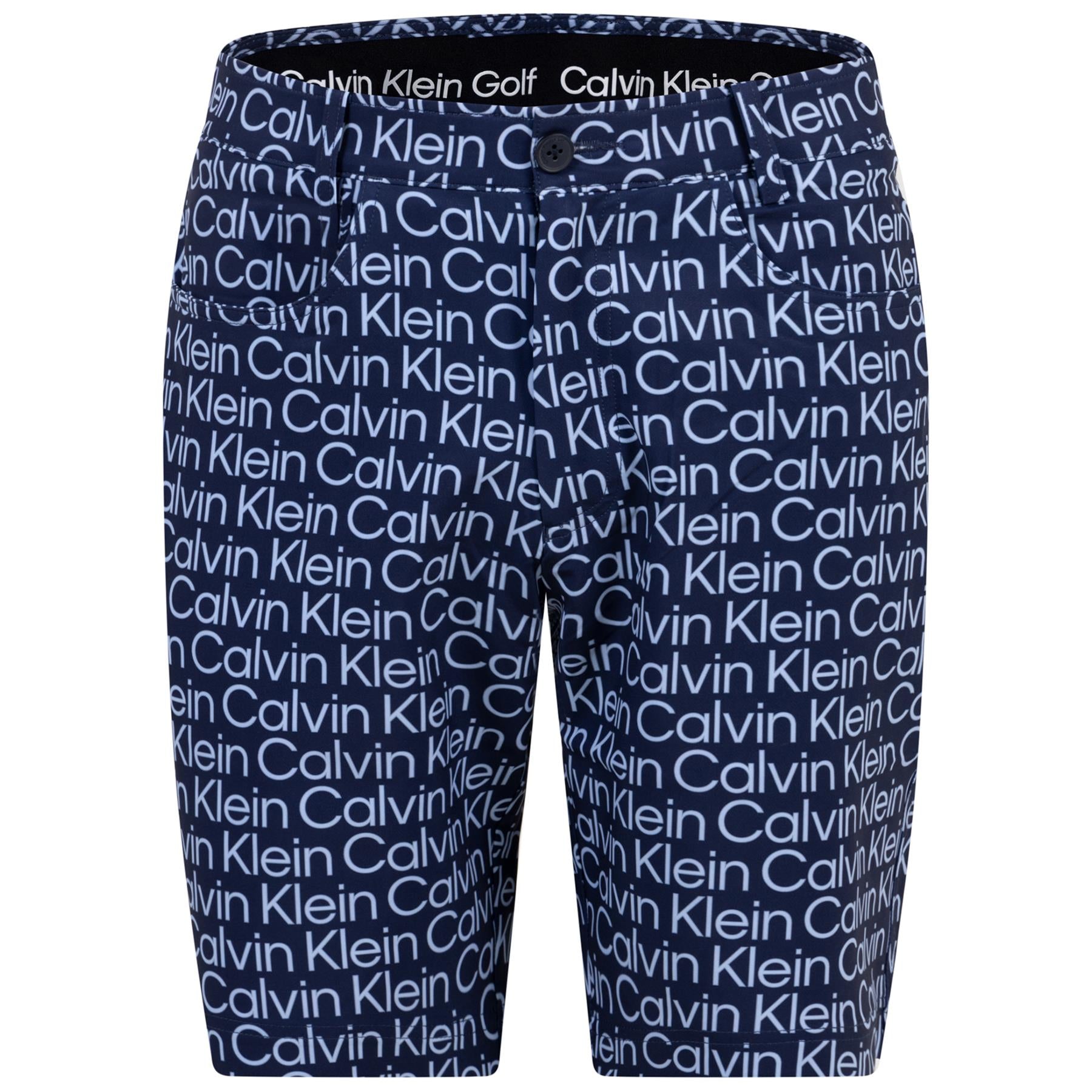 Printed Genius Slim Fit Shorts Evening Blue