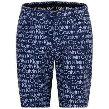 ★ ★ Men's Easy Fit CK Sports Logo Graphic Short Calvin Klein Golf Printed Genius Slim Fit Shorts Evening