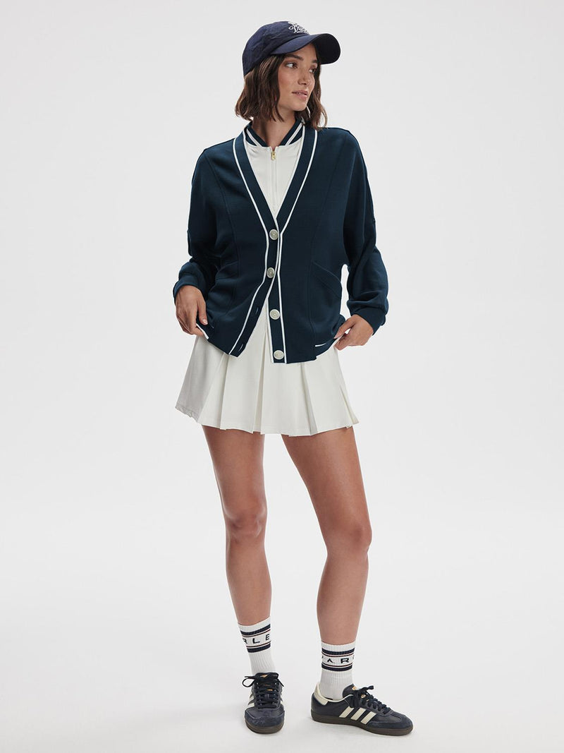 Decker Off Court Cardigan Navy