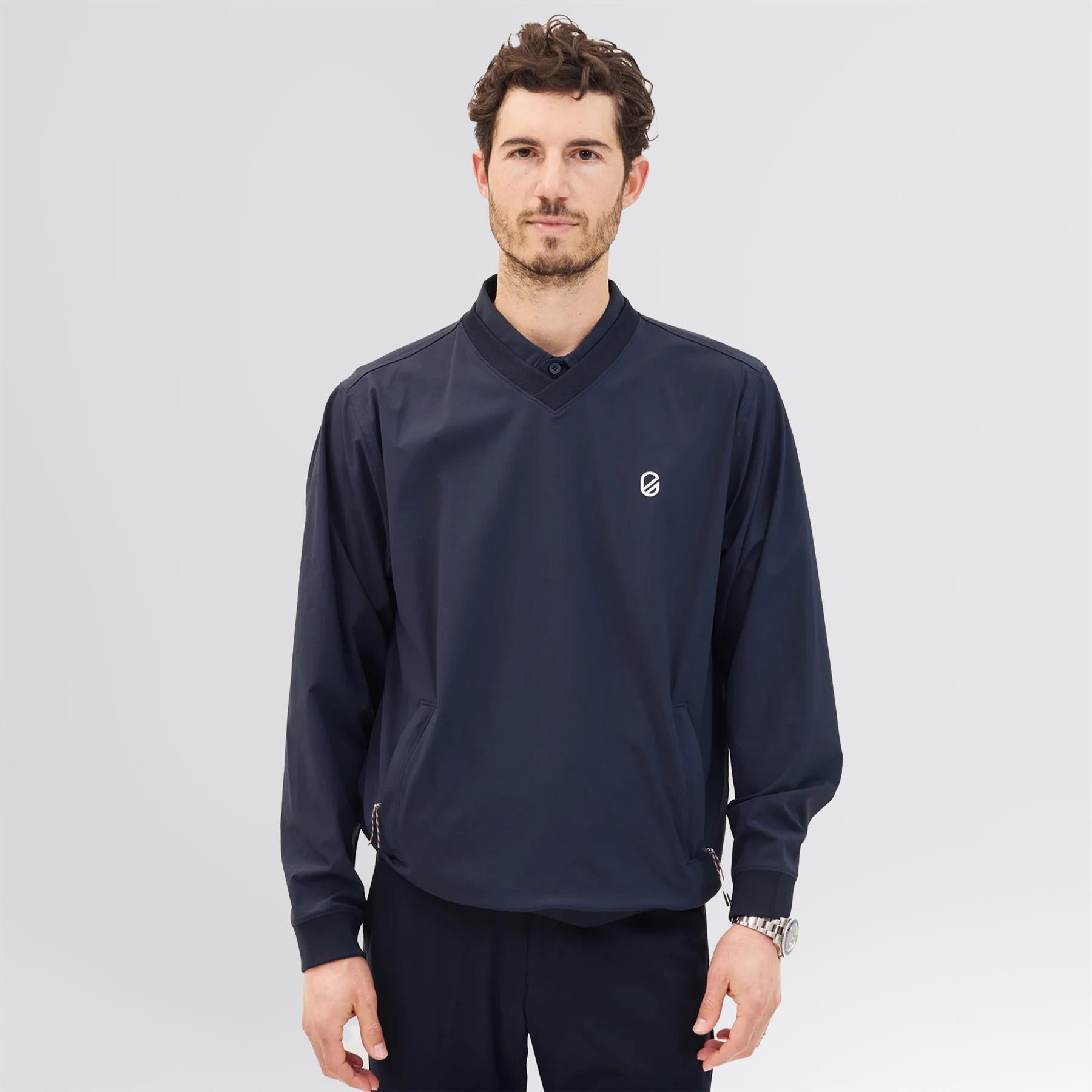 Haze V-Neck Jacket Faded Navy