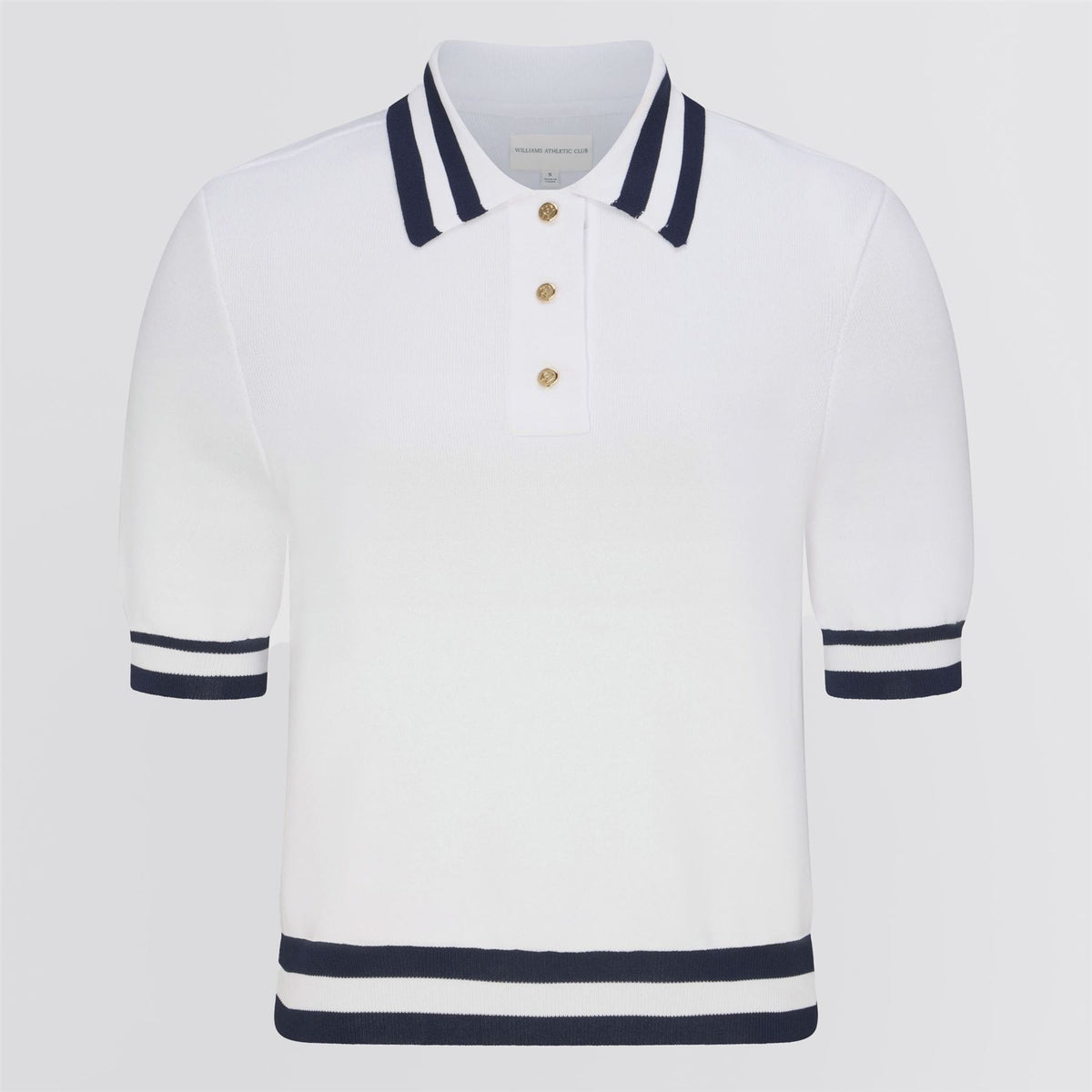 Cooper Polo White/Legacy Navy