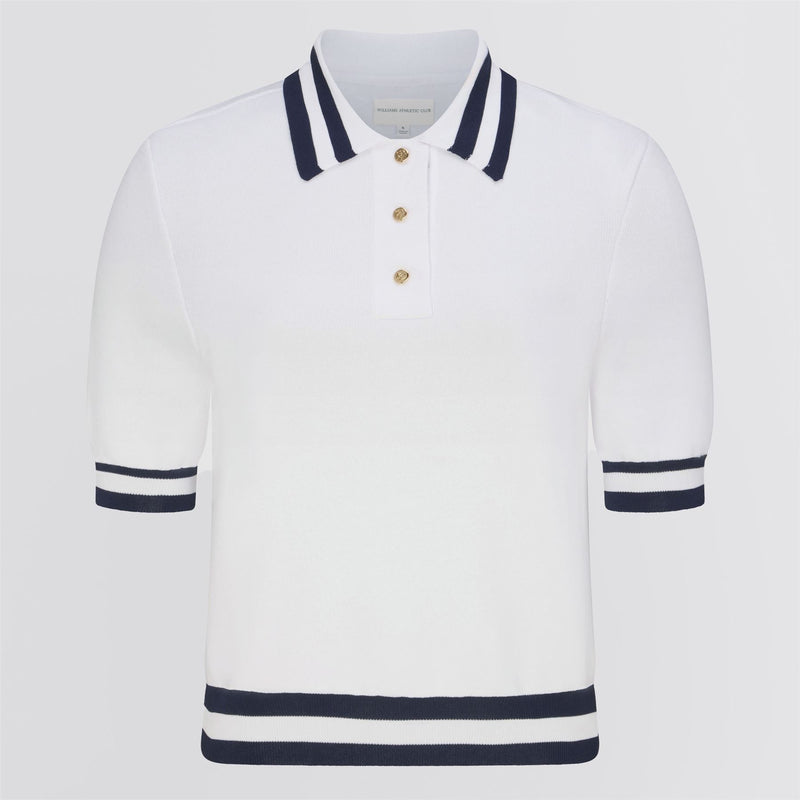 Cooper Polo White/Legacy Navy